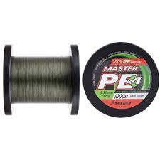 Шнур Select Master PE 1000m (темн.-зел.) 0.16mm 19kg
