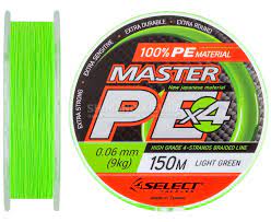Шнур Select Master PE 150m (салат.) 0.20mm 24kg