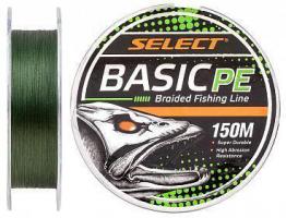 Шнур Select Basic PE 150m (темн-зел.) 0.08 mm 8lb/4kg