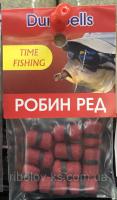 Гранулы с резинкой Time Fishing dumbells Робин Ред