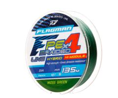 Шнур Flagman PE Hybrid F4 MossGreen 135м