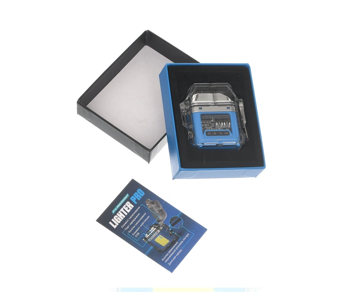 Електронна запальничка Flagman Lighter Pro з ліхтарем і дисплеєм заряду