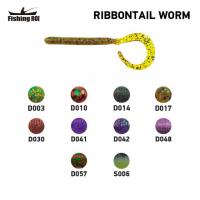 	Силікон Fishing ROI Ribbontail Worm 90mm D017 (15шт) (кор20уп) (M123)