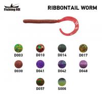 Силікон Fishing ROI Ribbontail Worm 90mm D030 (15шт) (кор20уп) (M123)