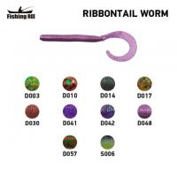 Силікон Fishing ROI Ribbontail Worm 90mm D048 (15шт) (кор20уп) (M123)