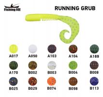 Силікон Fishing ROI Running Grub 85mm A017 (8шт) (M203)