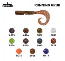 Силікон Fishing ROI Running Grub 100mm A104 (6шт) (M203)