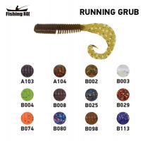 Силікон Fishing ROI Running Grub 85mm B008 (8шт) (M203)