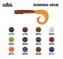 Силікон Fishing ROI Running Grub 100mm B029 (6шт) (M203)