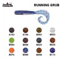 	Силікон Fishing ROI Running Grub 85mm B080 (8шт) (M203)